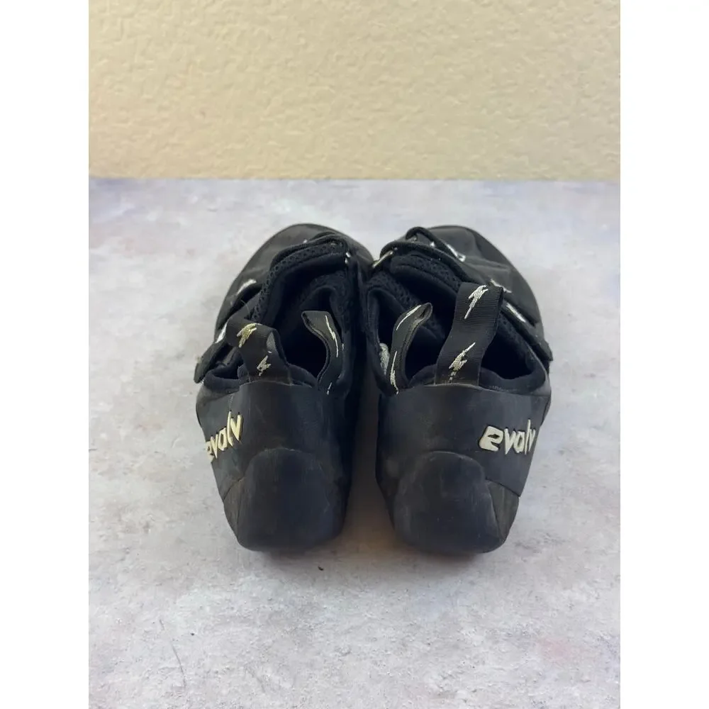 Evolv Defy VTR 3D EcoTrax Climbing Shoe Men EU 46 US 12 Double Strap Black White